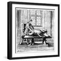 Animal-To-Human Blood Transfusion, 1679-null-Framed Giclee Print