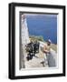 Animal Transport, Santorini (Thira), Cyclades Islands, Greek Islands, Greece-Michael Short-Framed Photographic Print