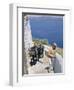 Animal Transport, Santorini (Thira), Cyclades Islands, Greek Islands, Greece-Michael Short-Framed Photographic Print