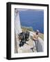 Animal Transport, Santorini (Thira), Cyclades Islands, Greek Islands, Greece-Michael Short-Framed Photographic Print