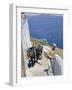 Animal Transport, Santorini (Thira), Cyclades Islands, Greek Islands, Greece-Michael Short-Framed Photographic Print