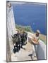 Animal Transport, Santorini (Thira), Cyclades Islands, Greek Islands, Greece-Michael Short-Mounted Photographic Print