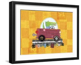 Animal Transporters 1-Holli Conger-Framed Giclee Print