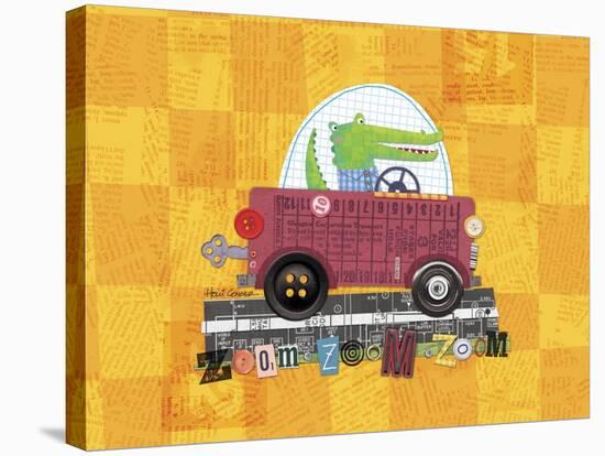 Animal Transporters 1-Holli Conger-Stretched Canvas