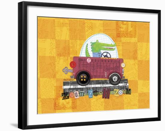 Animal Transporters 1-Holli Conger-Framed Giclee Print