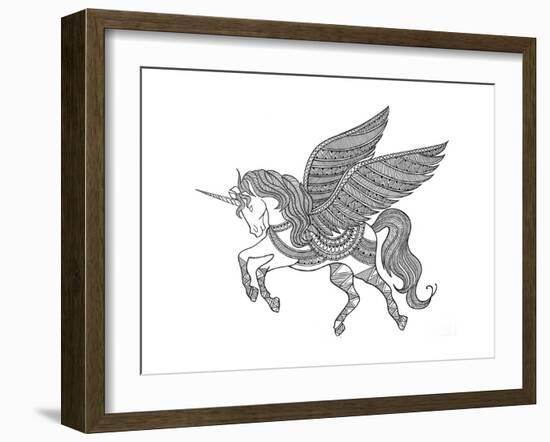 Animal Unicorn-Neeti Goswami-Framed Art Print