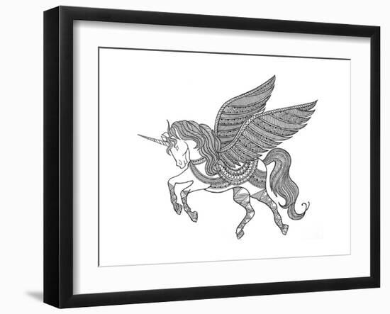 Animal Unicorn-Neeti Goswami-Framed Art Print