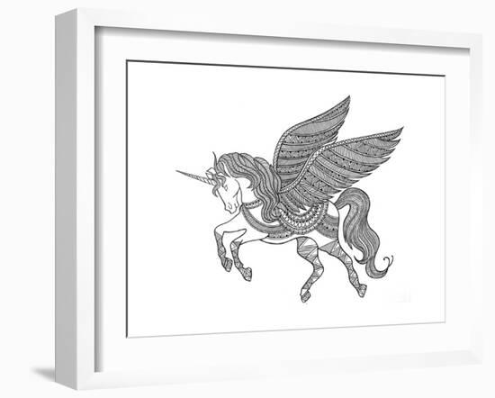 Animal Unicorn-Neeti Goswami-Framed Art Print