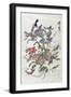 Animals and Ambhipibians in a Hunting Scene, 20th Century-null-Framed Premium Giclee Print