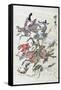 Animals and Ambhipibians in a Hunting Scene, 20th Century-null-Framed Stretched Canvas