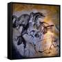 Animals and Birds, Chauvet-Pont-D'Arc Cave, Ardeche-null-Framed Stretched Canvas