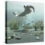 Animals and Floral Life from the Burgess Shale Formation of the Cambrian Period-Stocktrek Images-Stretched Canvas