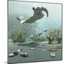 Animals and Floral Life from the Burgess Shale Formation of the Cambrian Period-Stocktrek Images-Mounted Art Print