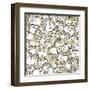 Animals and Objects Seamless Pattern-vook-Framed Art Print