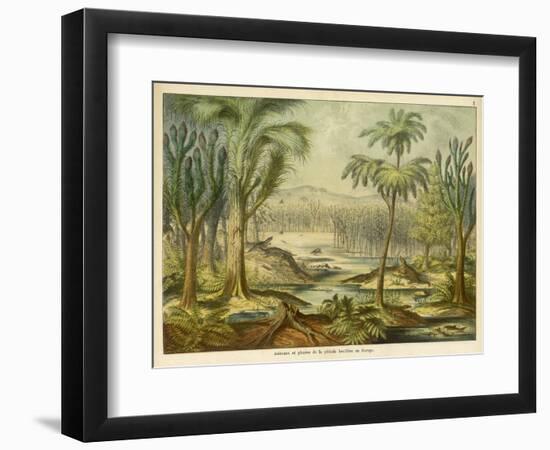 Animals and Plants of the Carboniferous Era in Europe-Ferdinand Von Hochstetter-Framed Photographic Print