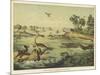 Animals and Plants of the Jurassic Era in Europe-Ferdinand Von Hochstetter-Mounted Art Print