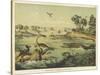 Animals and Plants of the Jurassic Era in Europe-Ferdinand Von Hochstetter-Stretched Canvas