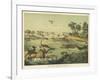 Animals and Plants of the Jurassic Era in Europe-Ferdinand Von Hochstetter-Framed Art Print