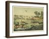 Animals and Plants of the Jurassic Era in Europe-Ferdinand Von Hochstetter-Framed Art Print