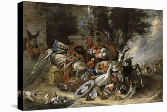 Animals and Utensils Said Jacob Depart for Mesopotamia-Pieter Boel-Stretched Canvas