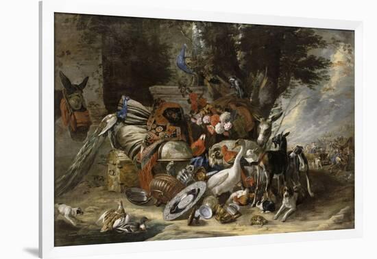 Animals and Utensils Said Jacob Depart for Mesopotamia-Pieter Boel-Framed Giclee Print