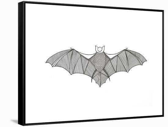 Animals Bat-Neeti Goswami-Framed Stretched Canvas