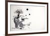 Animals (birds) 11, 1997 (drawing)-Ralph Steadman-Framed Giclee Print