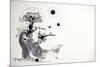 Animals (birds) 11, 1997 (drawing)-Ralph Steadman-Mounted Giclee Print