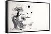 Animals (birds) 11, 1997 (drawing)-Ralph Steadman-Framed Stretched Canvas