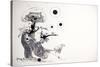 Animals (birds) 11, 1997 (drawing)-Ralph Steadman-Stretched Canvas