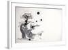 Animals (birds) 11, 1997 (drawing)-Ralph Steadman-Framed Giclee Print