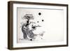 Animals (birds) 11, 1997 (drawing)-Ralph Steadman-Framed Giclee Print