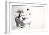 Animals (birds) 11, 1997 (drawing)-Ralph Steadman-Framed Giclee Print