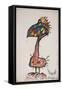 Animals (Birds) Additions 3, 2000 (drawing)-Ralph Steadman-Framed Stretched Canvas