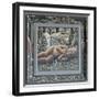 Animals Blessing the Sleeping Infant, 2021 (Tinted Gesso on Wood)-PJ Crook-Framed Giclee Print