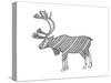 Animals Caribou-Neeti Goswami-Stretched Canvas