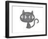 Animals Cat 2-Neeti Goswami-Framed Art Print