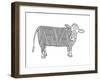 Animals Cow 4-Neeti Goswami-Framed Art Print