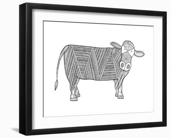 Animals Cow 4-Neeti Goswami-Framed Art Print