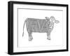 Animals Cow 4-Neeti Goswami-Framed Art Print