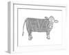 Animals Cow 4-Neeti Goswami-Framed Art Print