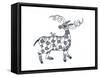 Animals Deer-Neeti Goswami-Framed Stretched Canvas