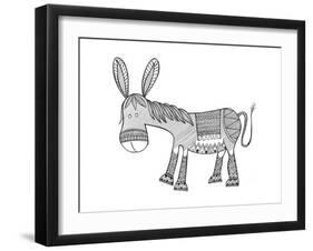 Animals Donkey-Neeti Goswami-Framed Art Print