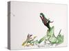 Animals (dragons, monsters, reptiles), 2004 (drawing)-Ralph Steadman-Stretched Canvas