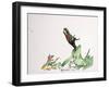 Animals (dragons, monsters, reptiles), 2004 (drawing)-Ralph Steadman-Framed Giclee Print