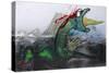 Animals (dragons, monsters, reptiles) (drawing)-Ralph Steadman-Stretched Canvas