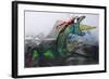 Animals (dragons, monsters, reptiles) (drawing)-Ralph Steadman-Framed Giclee Print