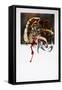 Animals (dragons, monsters, reptiles) (drawing)-Ralph Steadman-Framed Stretched Canvas