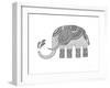 Animals Elephant 2-Neeti Goswami-Framed Art Print