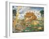 Animals Enter Noah's Ark-Aurelio Luini-Framed Art Print